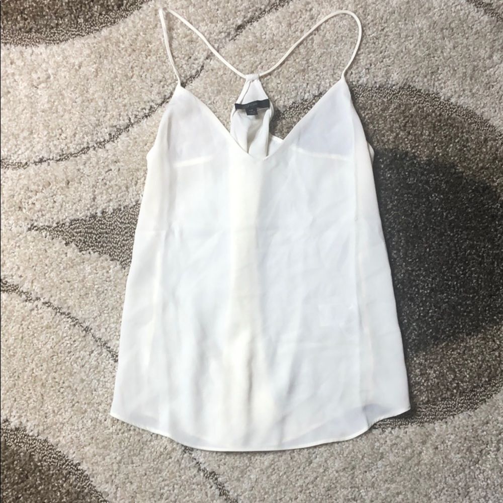 J. Crew Solid V-Neck Racerback Camisole